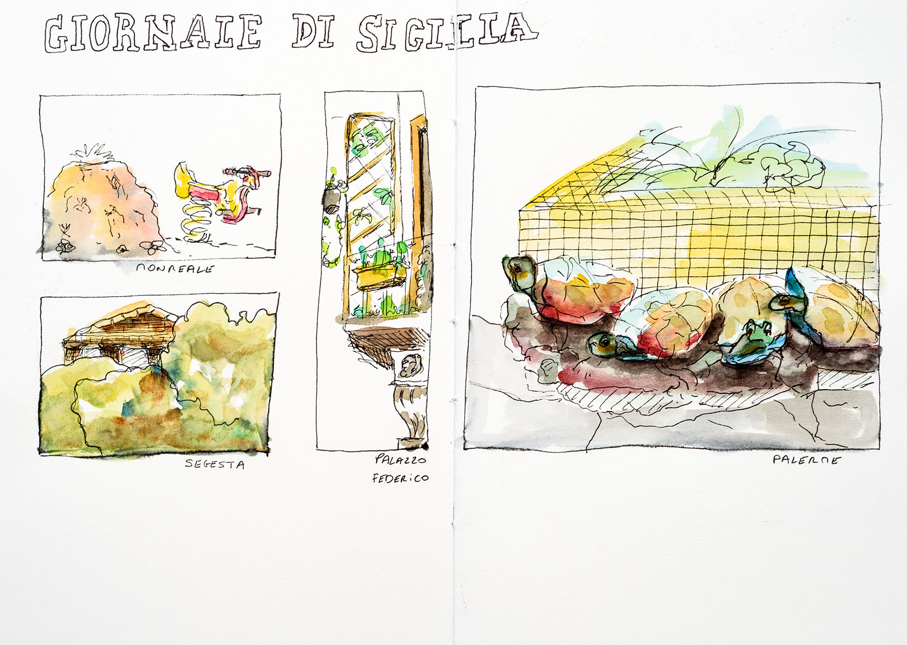 Sketch. Palerme Sicile