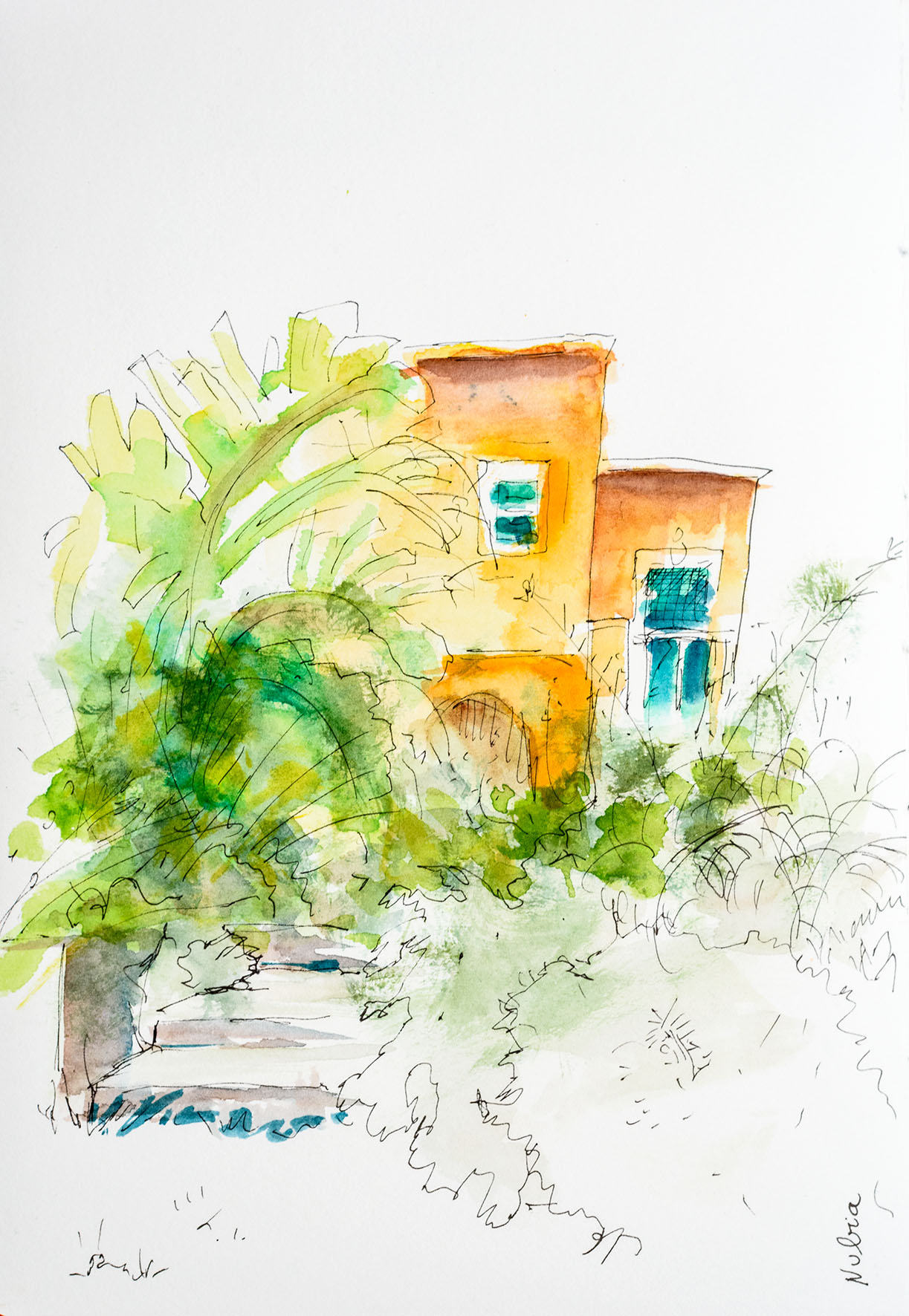 Sketch. Nubia. Sicile