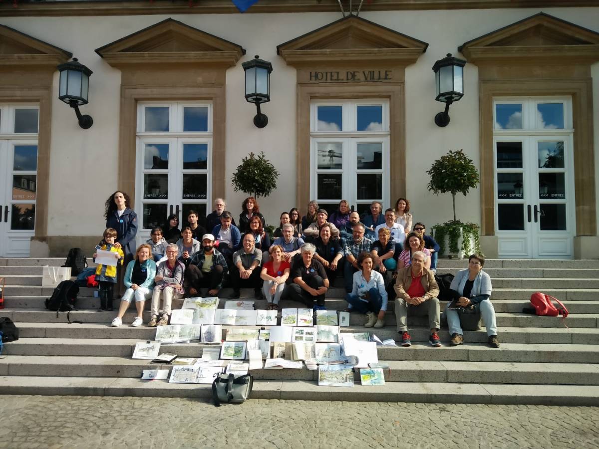 2018. USK Luxembourg. Sketchweekend. Groupe.