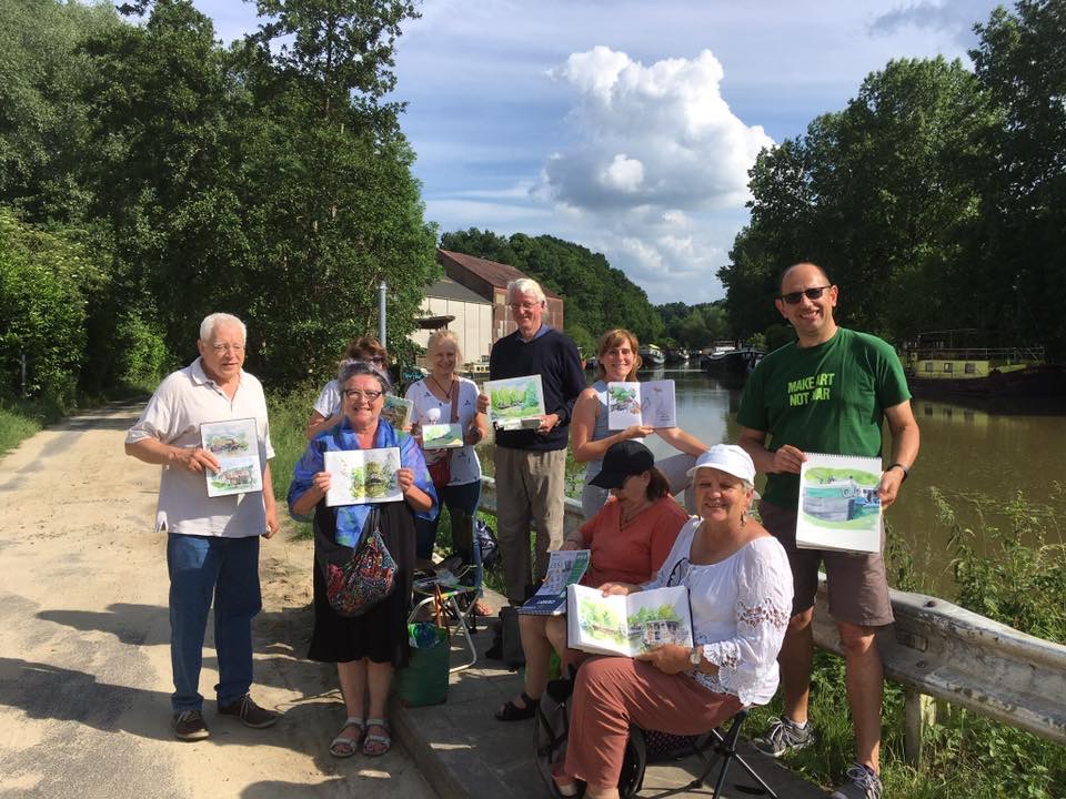Groupe USK Belgium à Ronquières.