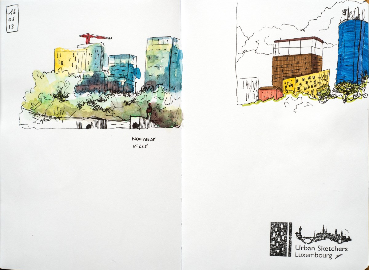 2018. USK Luxembourg. Sketch week-end. La nouvelle ville.