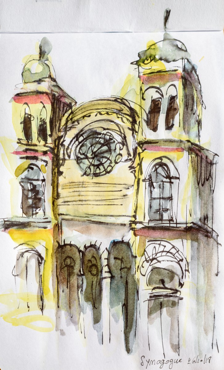 Synagogue de Turin, Italie