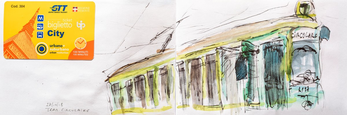 Tram circulaire, Torino, Italia