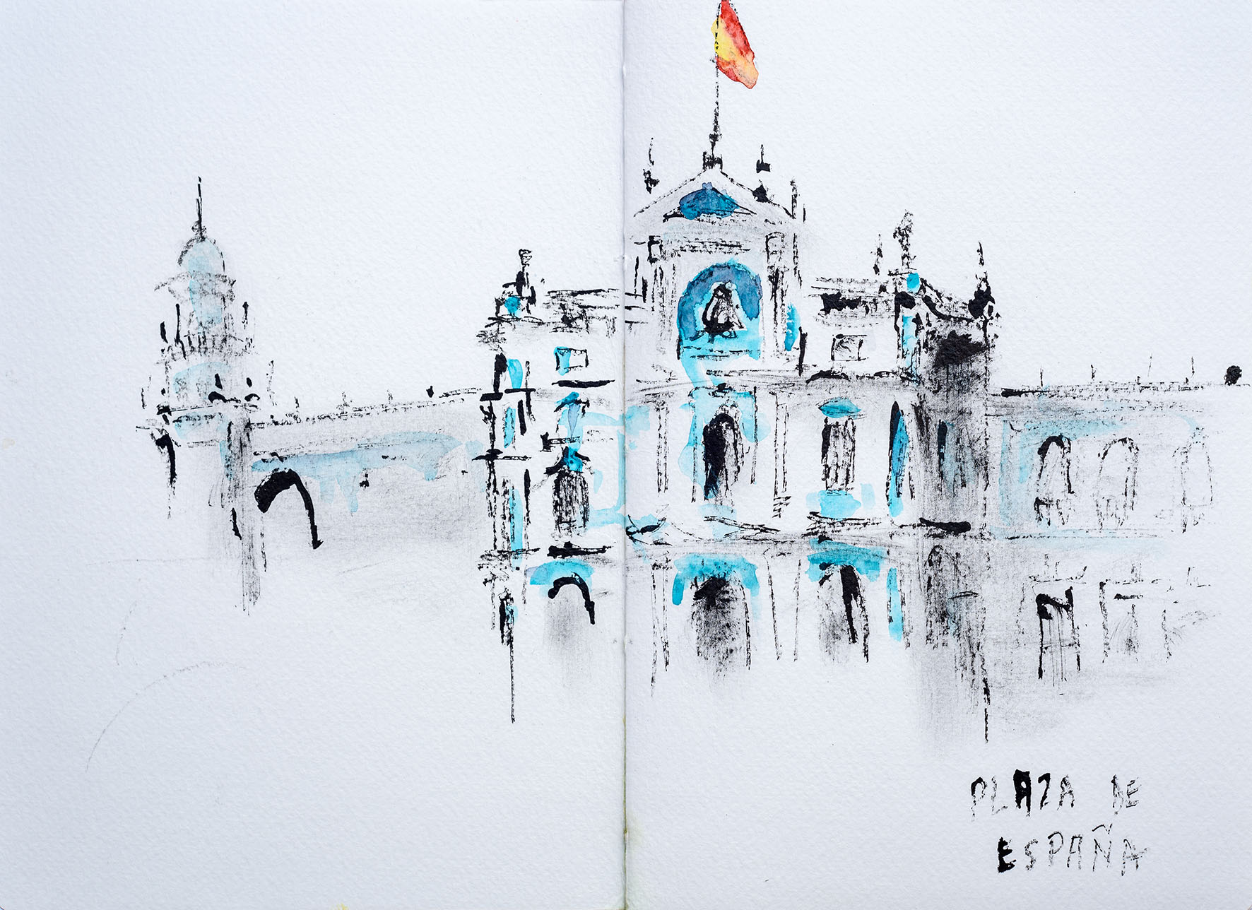 Séville, place d'Espagne