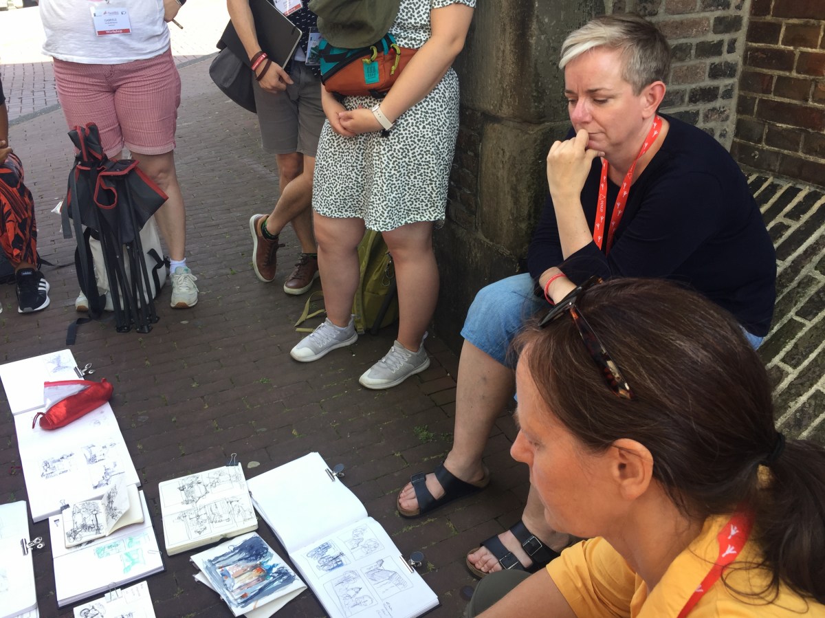 Workshop avec Nina Johansson lors du 10e symposium des USK à Amsterdam