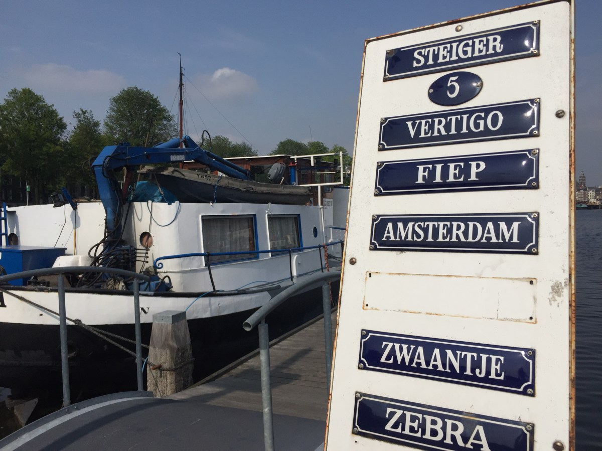 2019 Amsterdam. Port autour de Nemo.