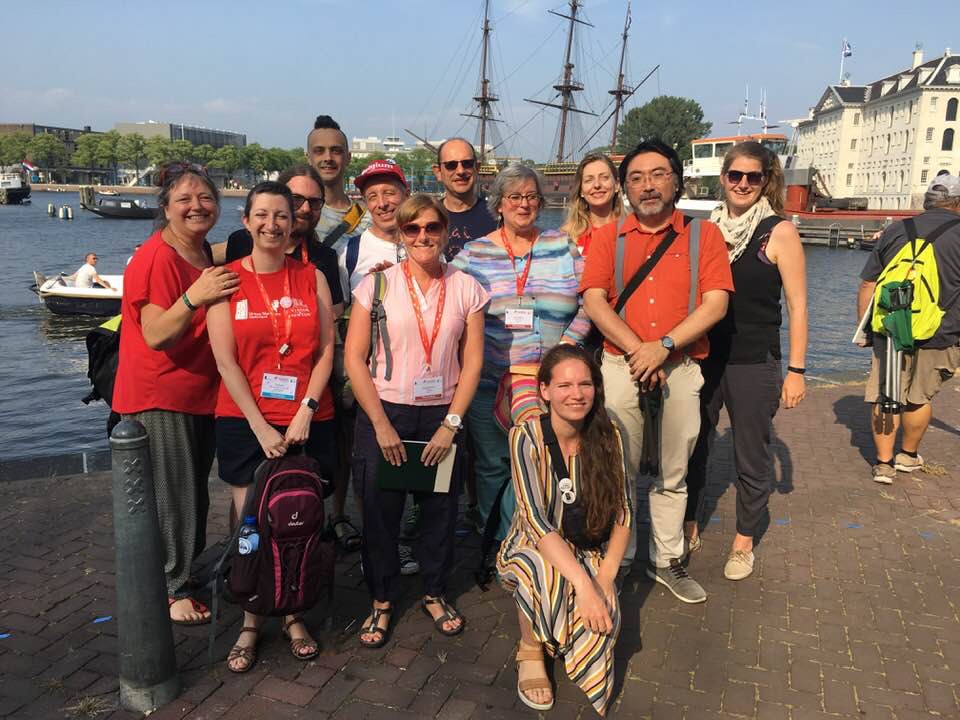 Groupe des belges lors du 10e symposium des USK à Amsterdam